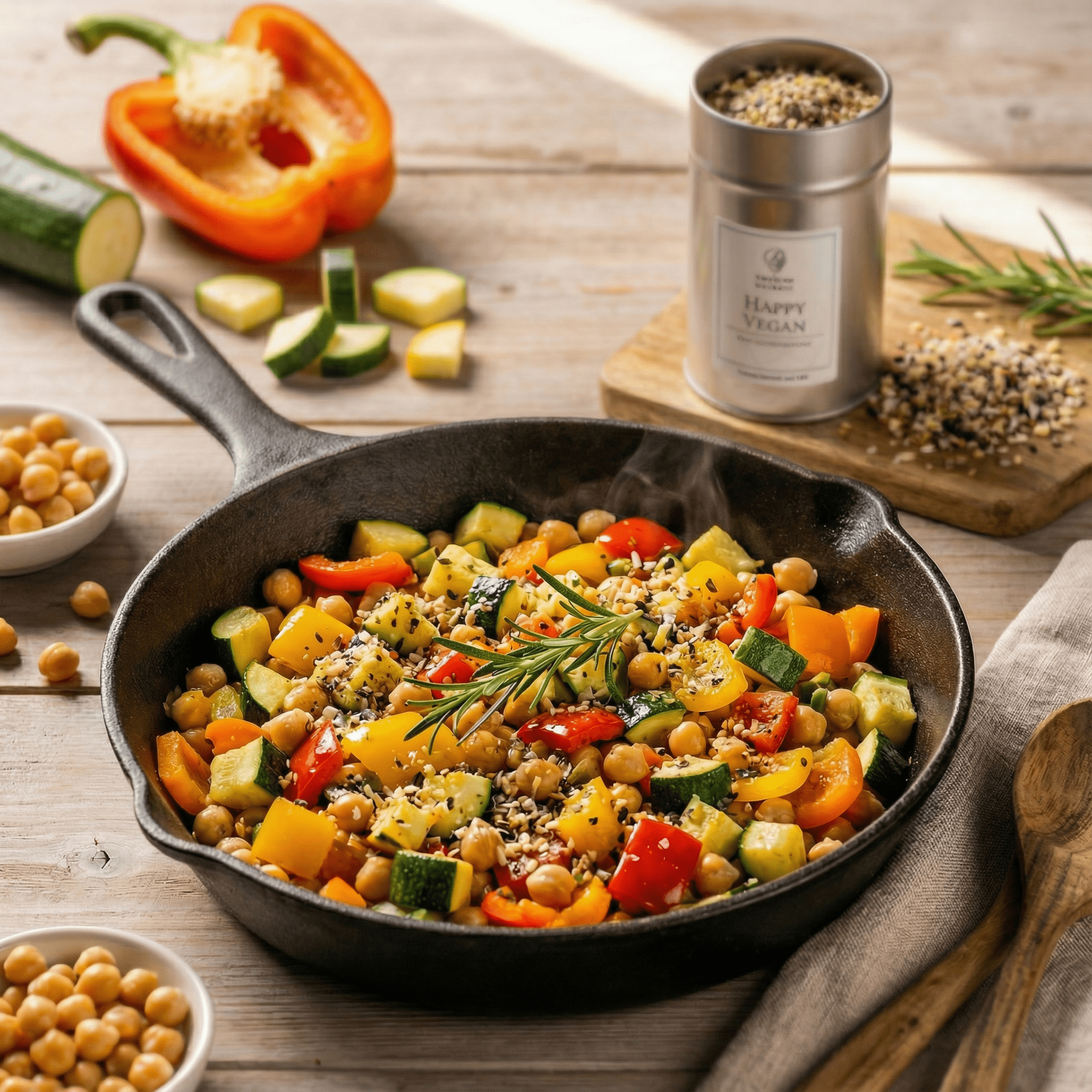 Happy Vegan Gemüsepfanne