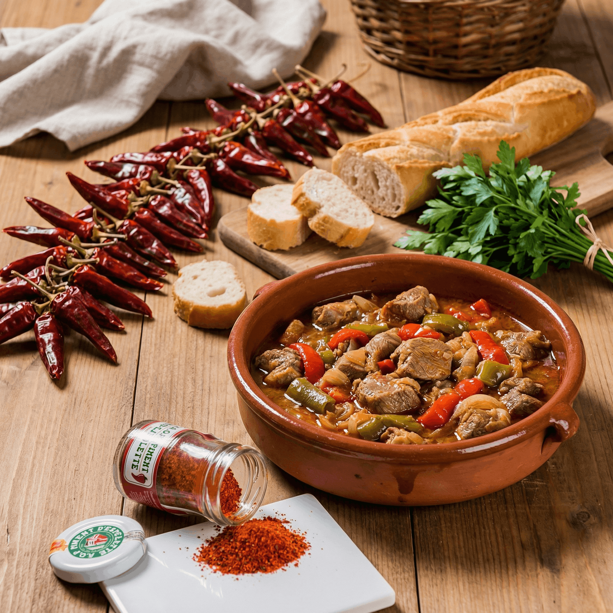 Axoa de Veau – baskisches Kalbsragout aus Espelette