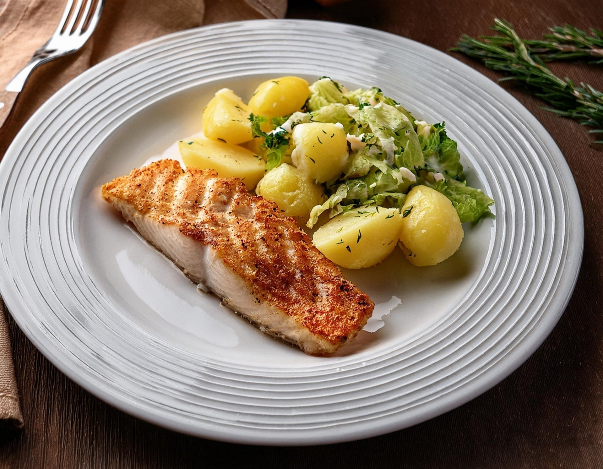 Bratfisch Garni
