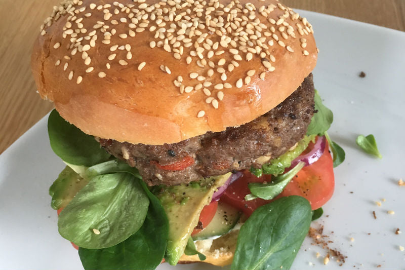 Burger mit Baharat-Patties
