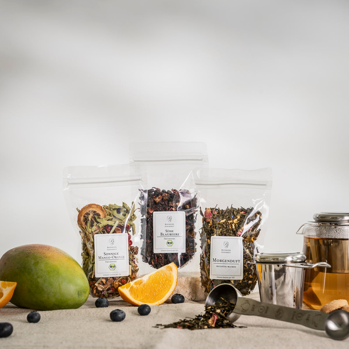 Tee Starter Set kaufen – 3 Teesorten, optional mit Zubehör