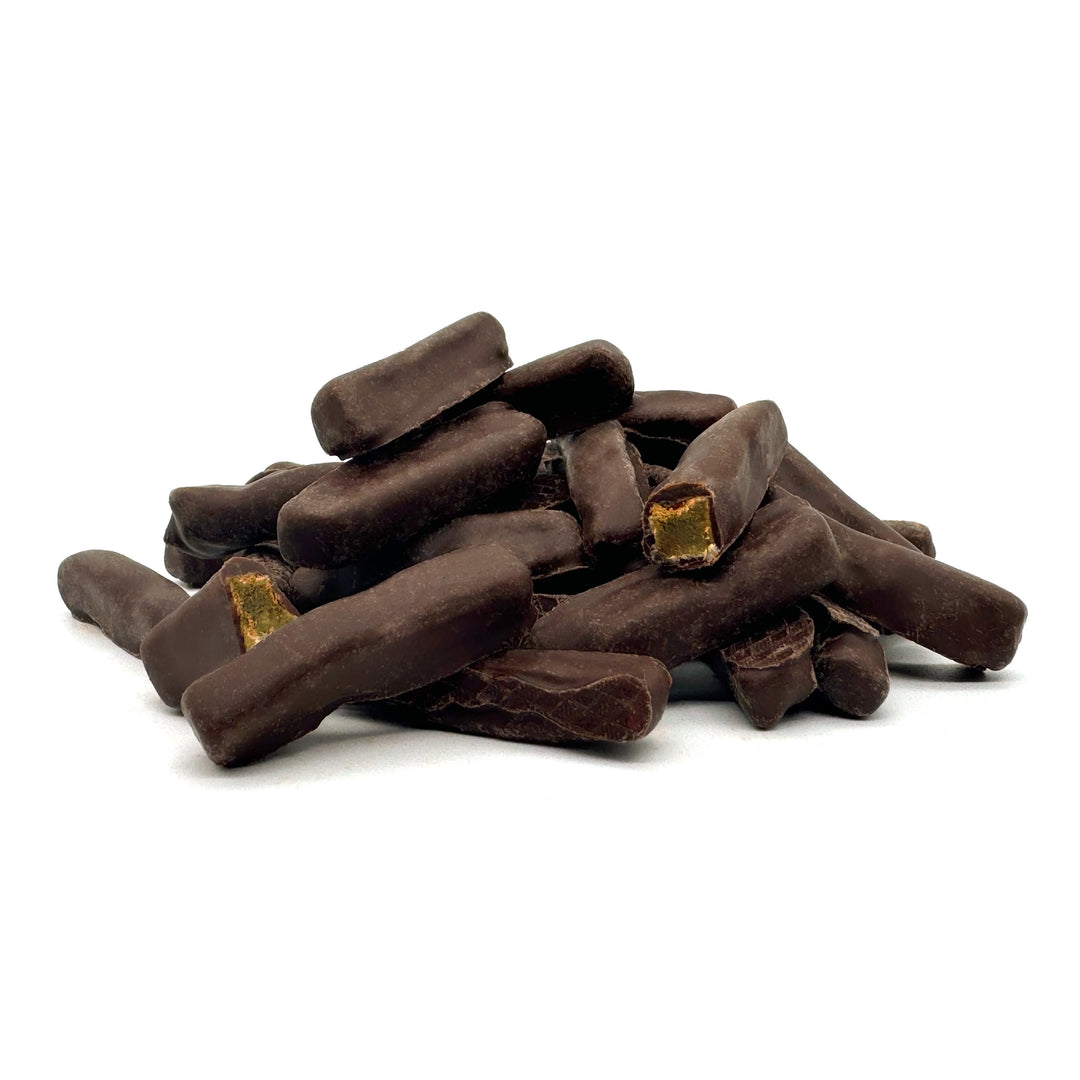 Ingwerstäbchen mit Zartbitterschokolade