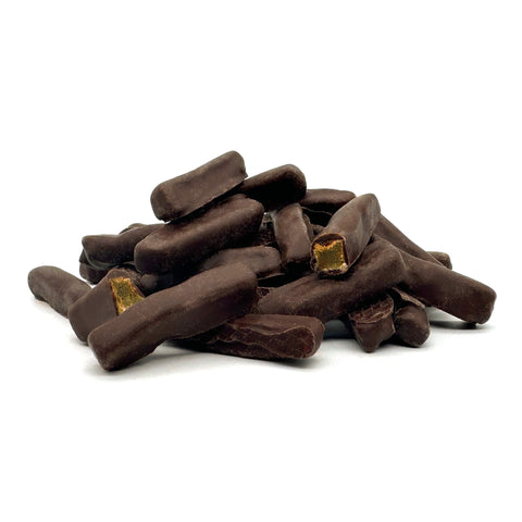 Ingwerstäbchen mit Zartbitterschokolade