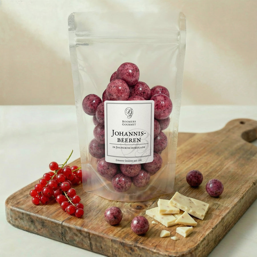 Johannisbeeren in Joghurtschokolade