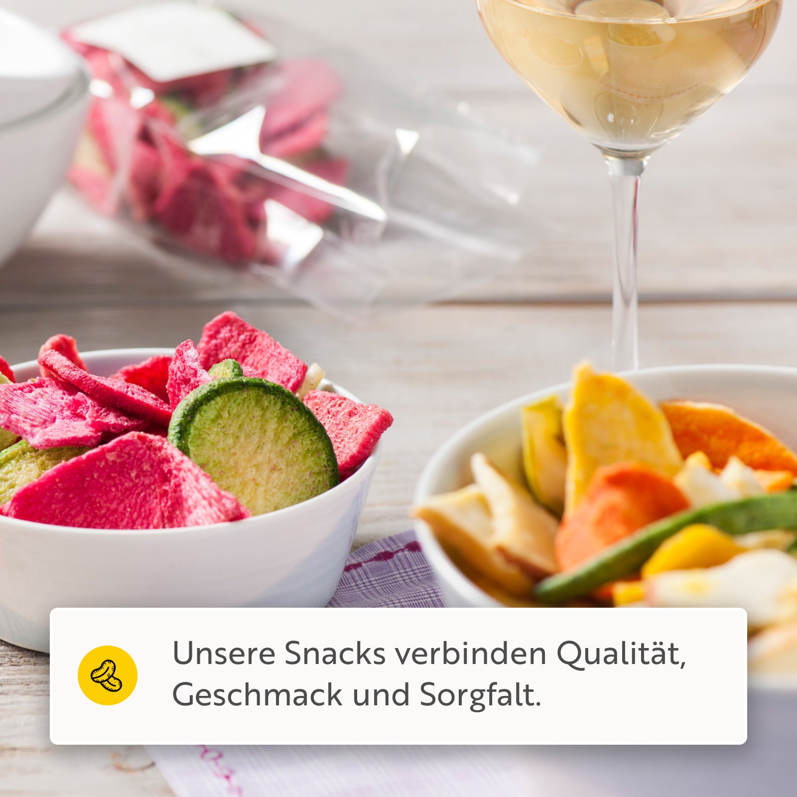 Gemüse- und Frucht Chips