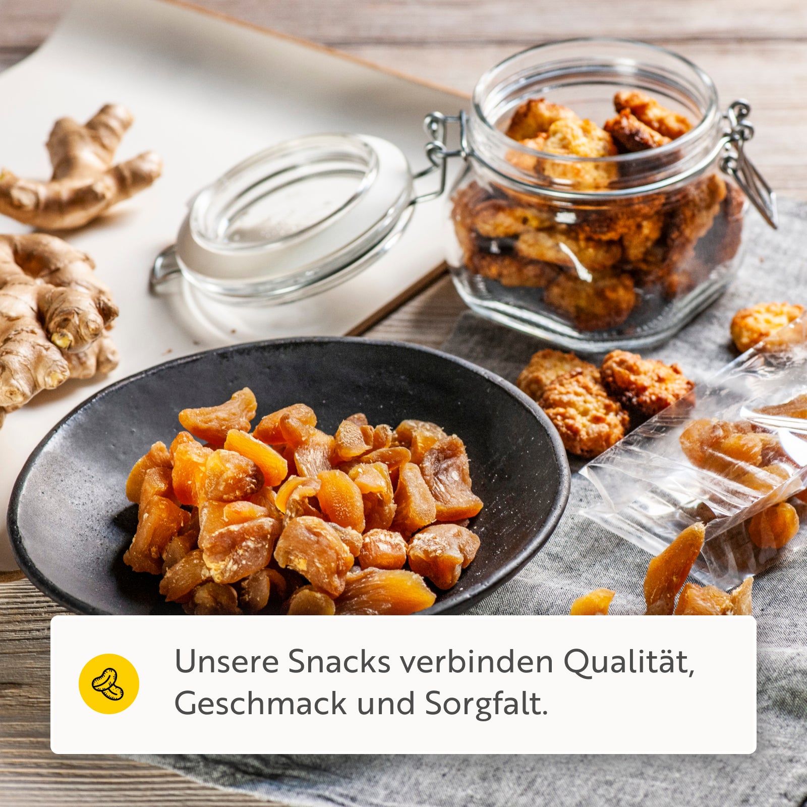 Getrockneter Ingwer