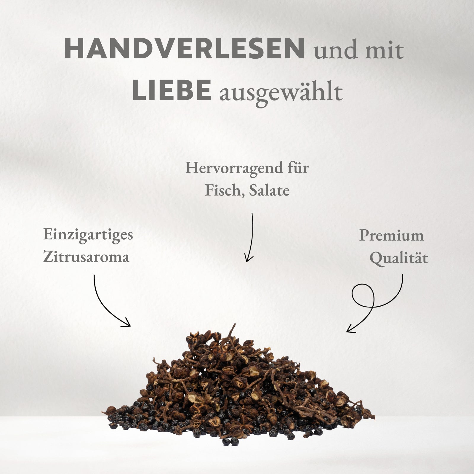 Andaliman Pfeffer BIO, indonesischer Zitruspfeffer