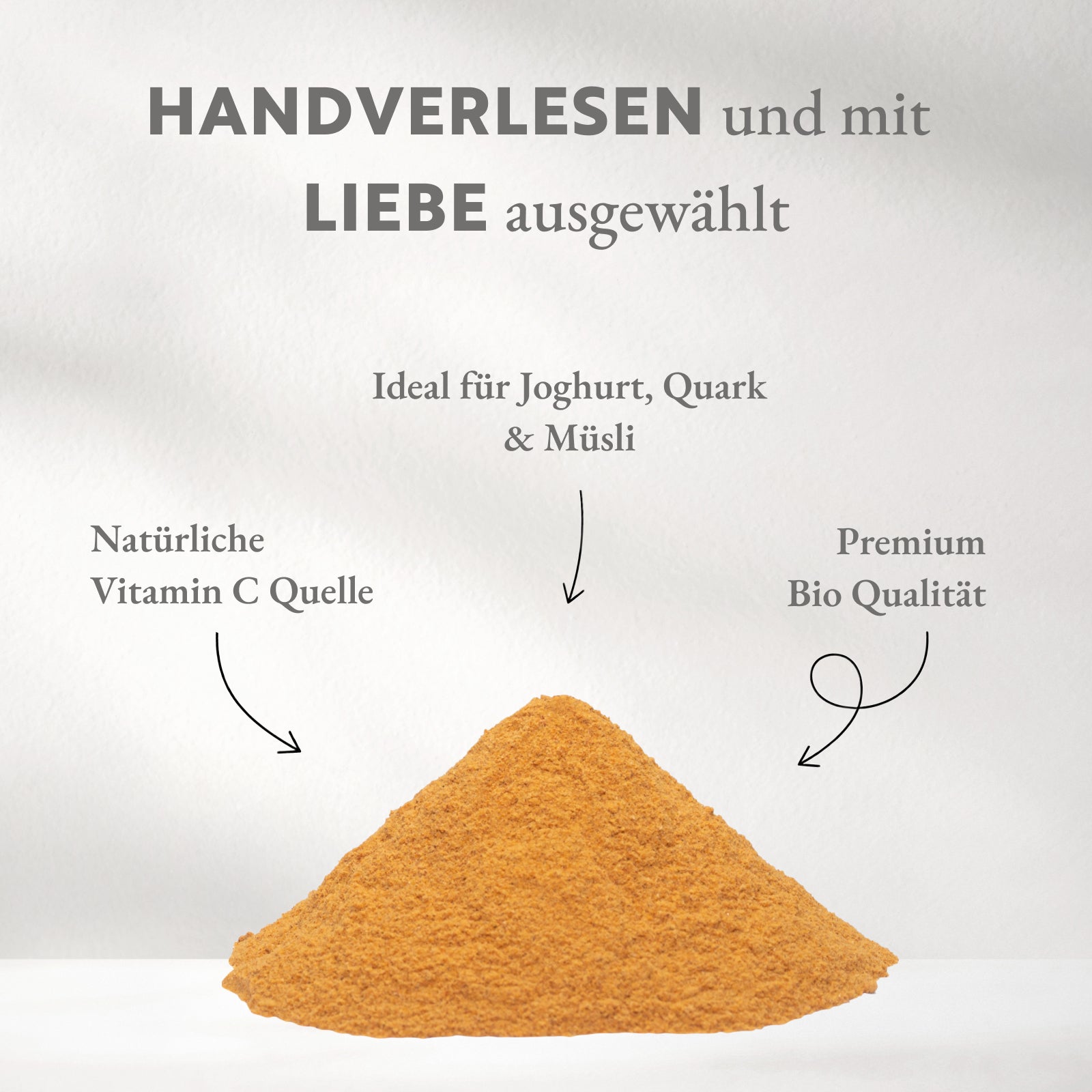Hagebuttenschalen BIO, gemahlen