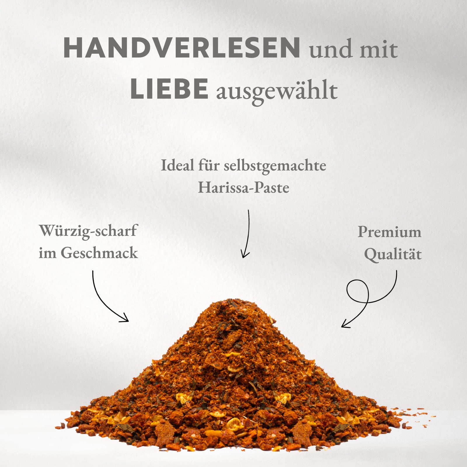 Harissa, fein Gewürzzubereitung