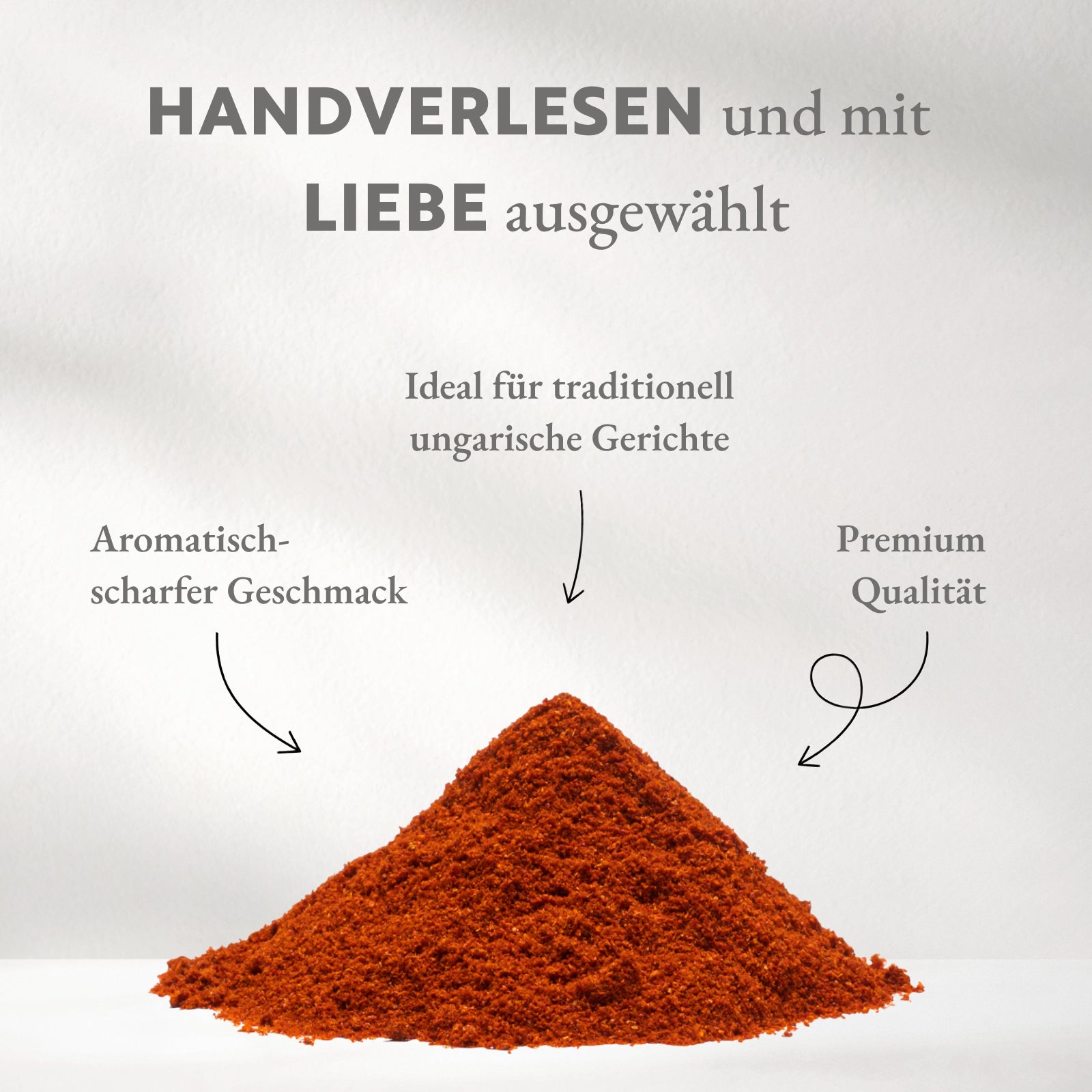 Paprika rosenscharf, original ungarisch