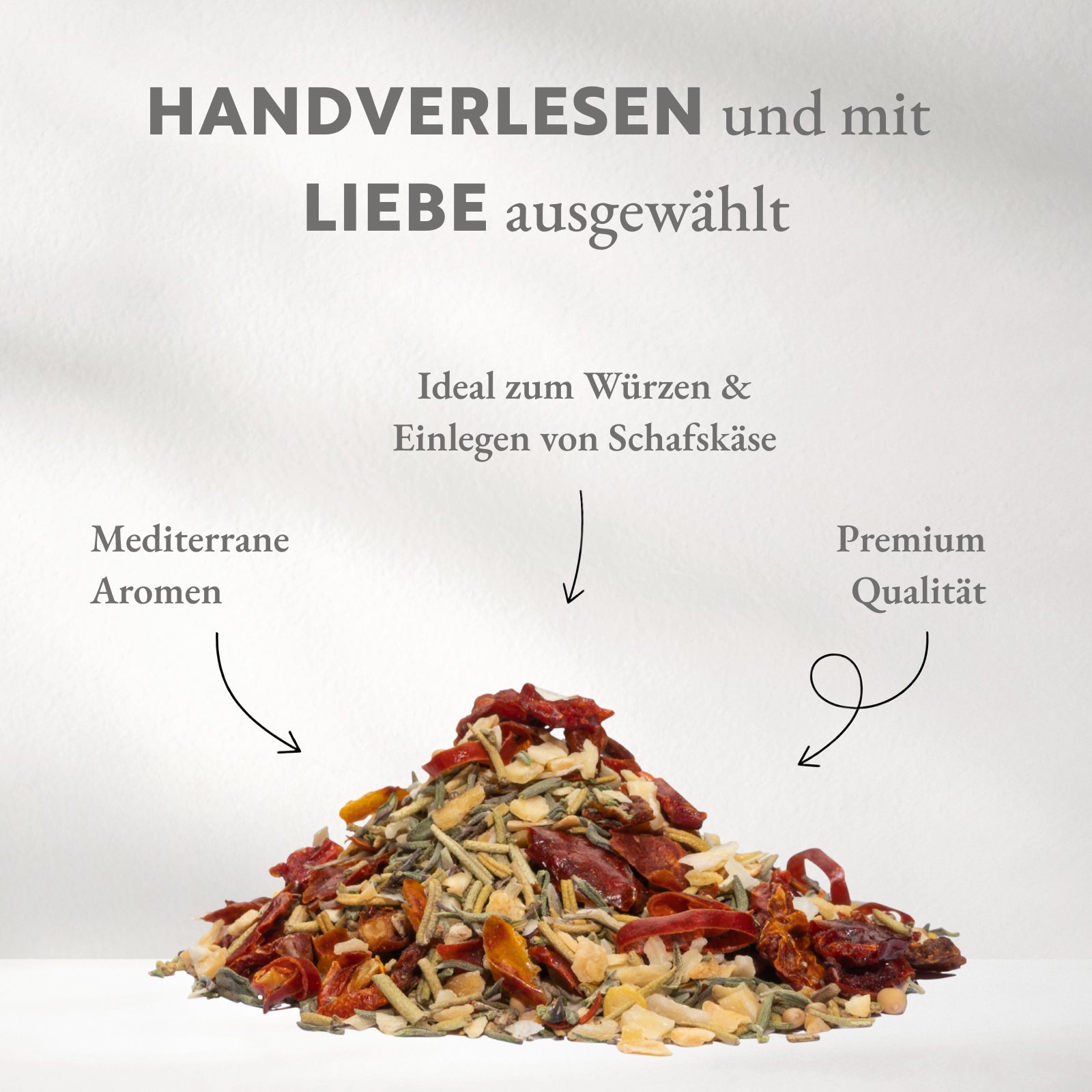 Schafskäse, Gewürzmischung grob