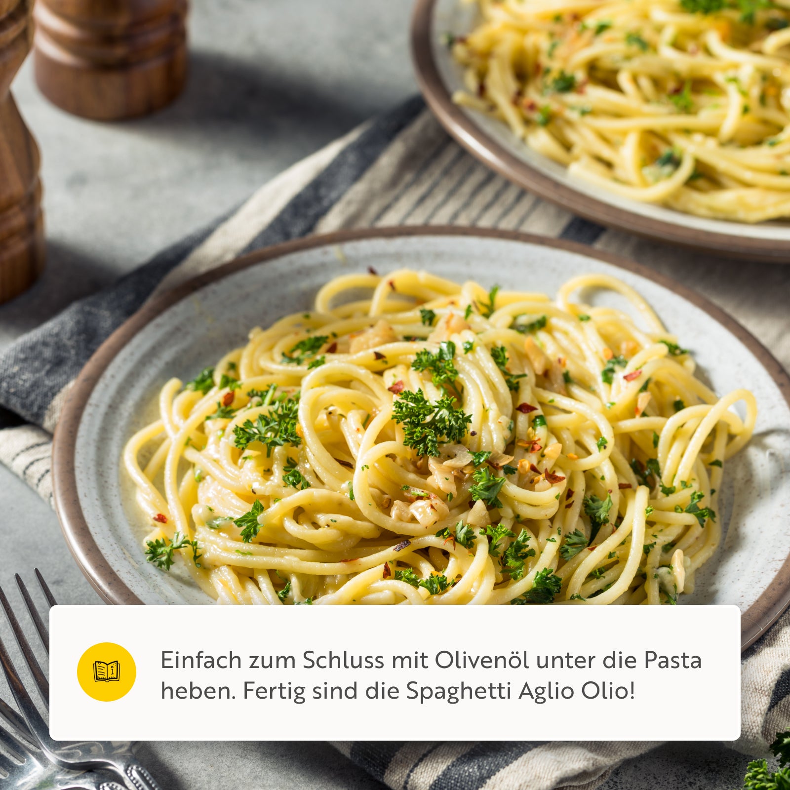 Aglio olio e peperoncino, italienische Gewürzmischung
