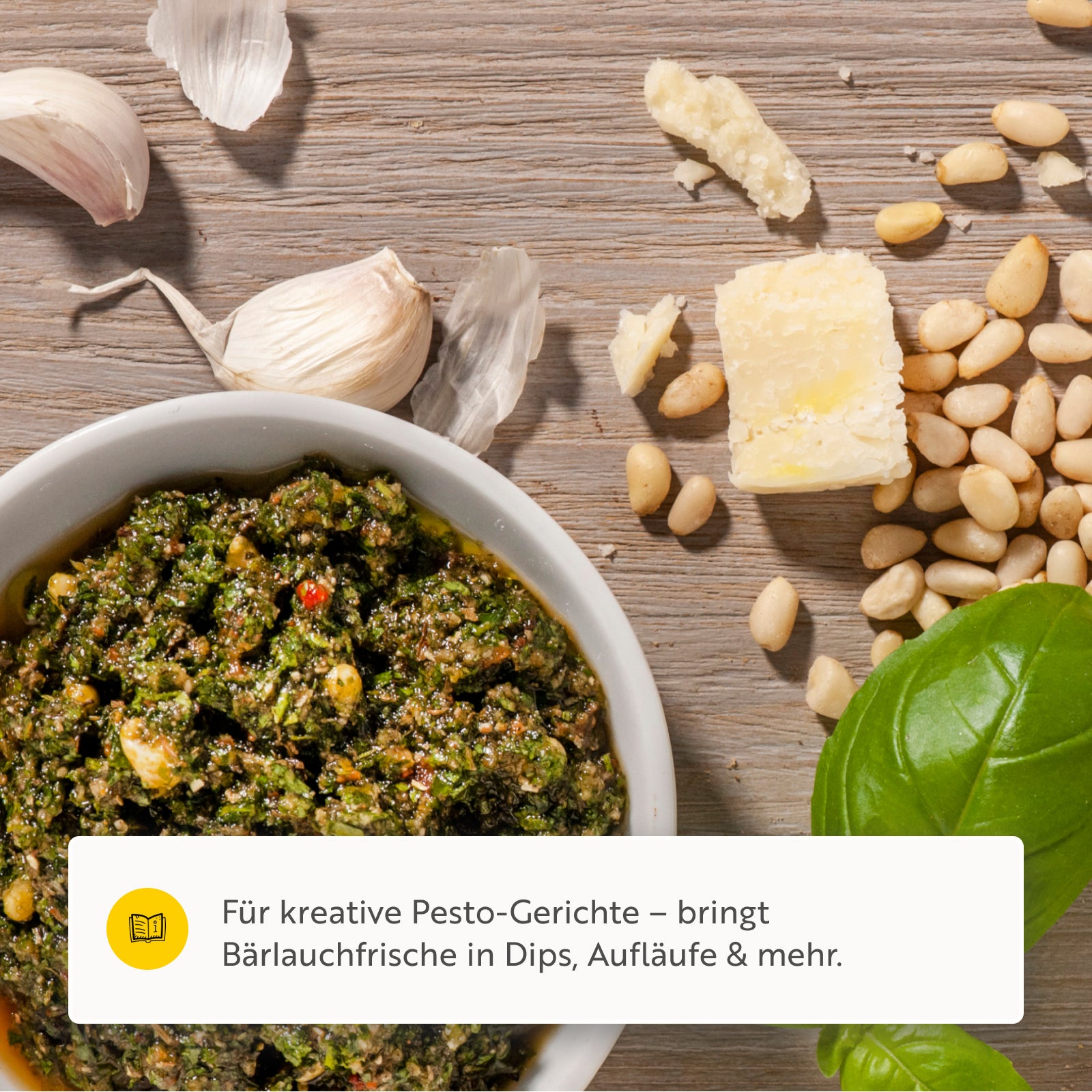 Bärlauch Pesto Gewürzzubereitung