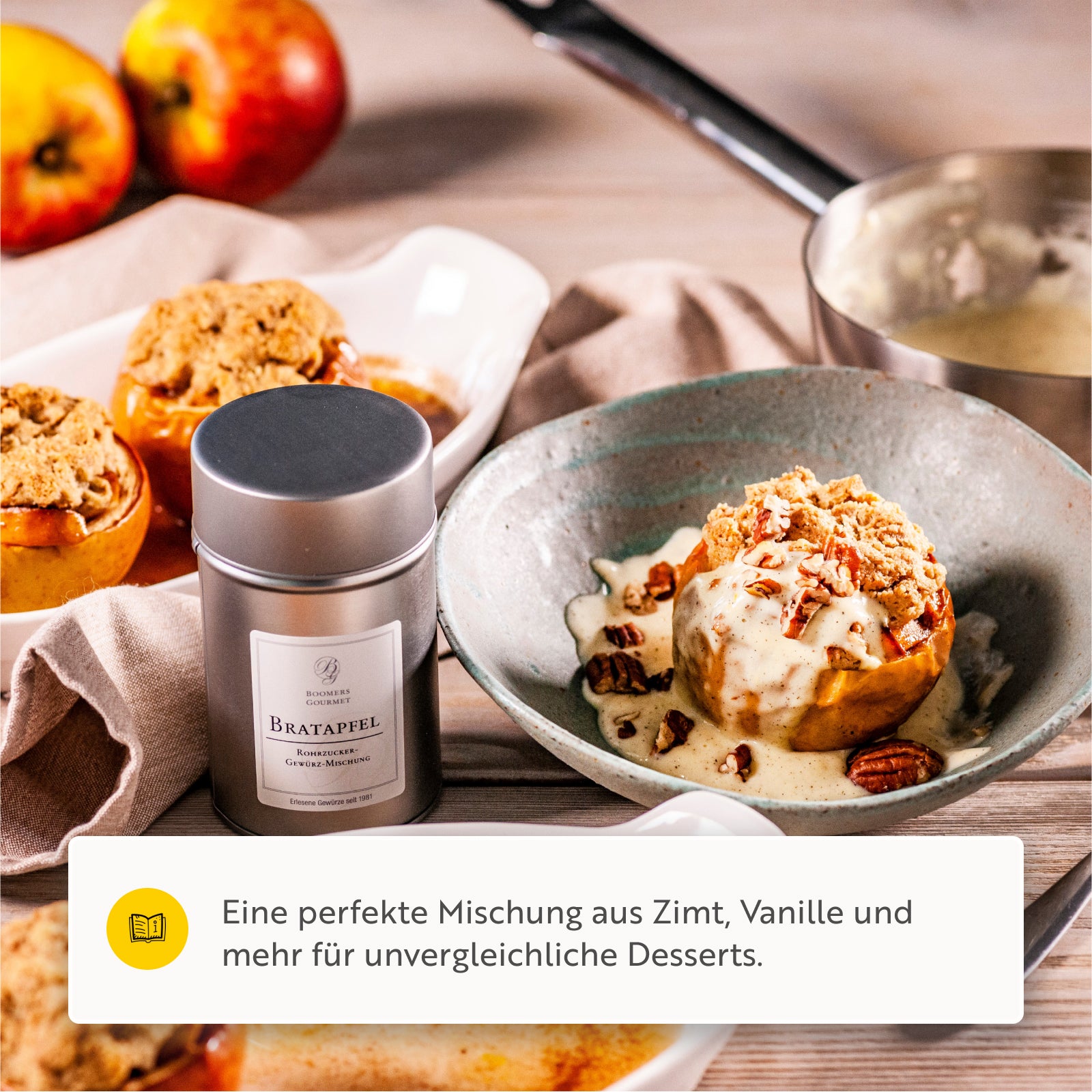 Bratapfel Rohrzucker-Gewürzmischung