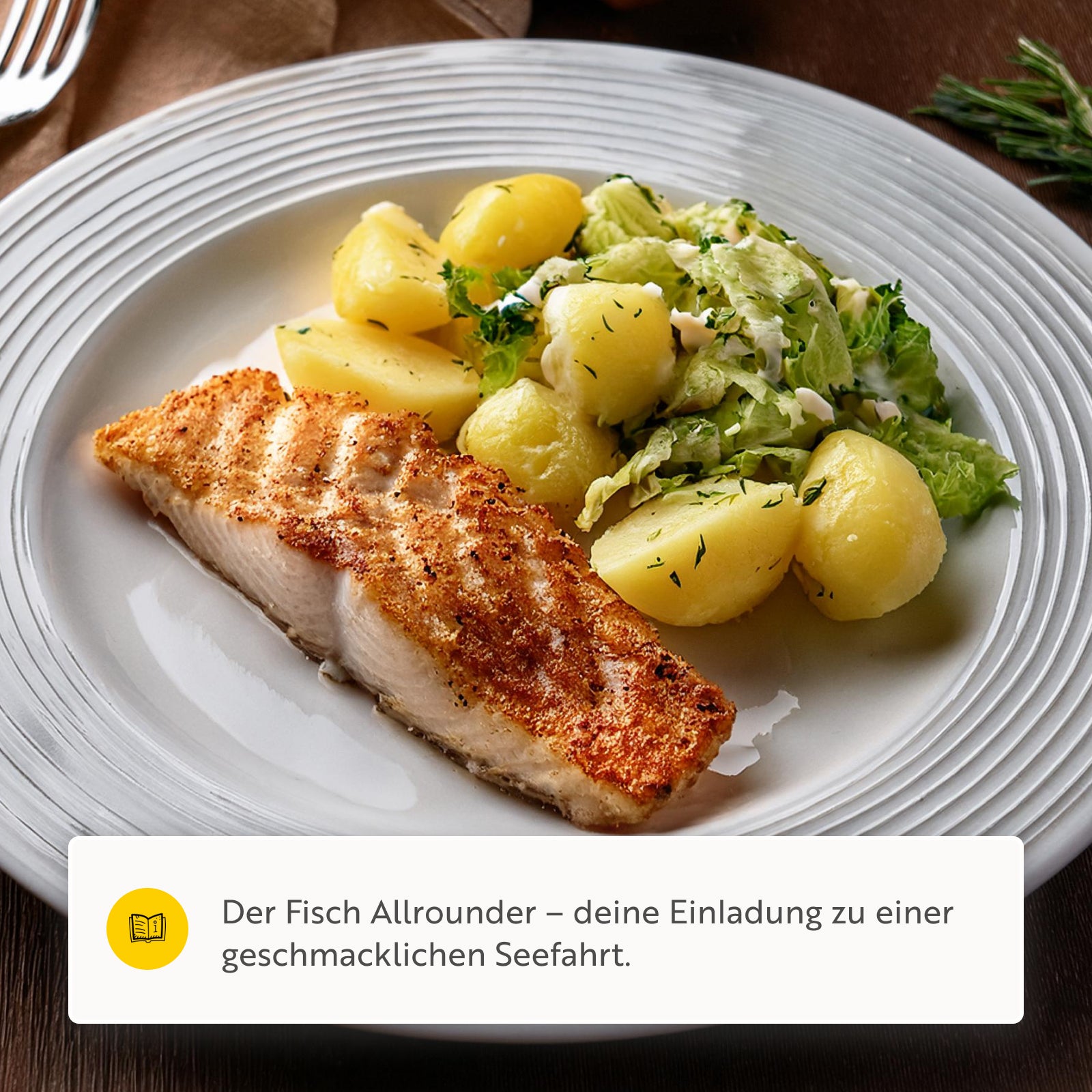 Bratfisch Garni, Gewürzzubereitung