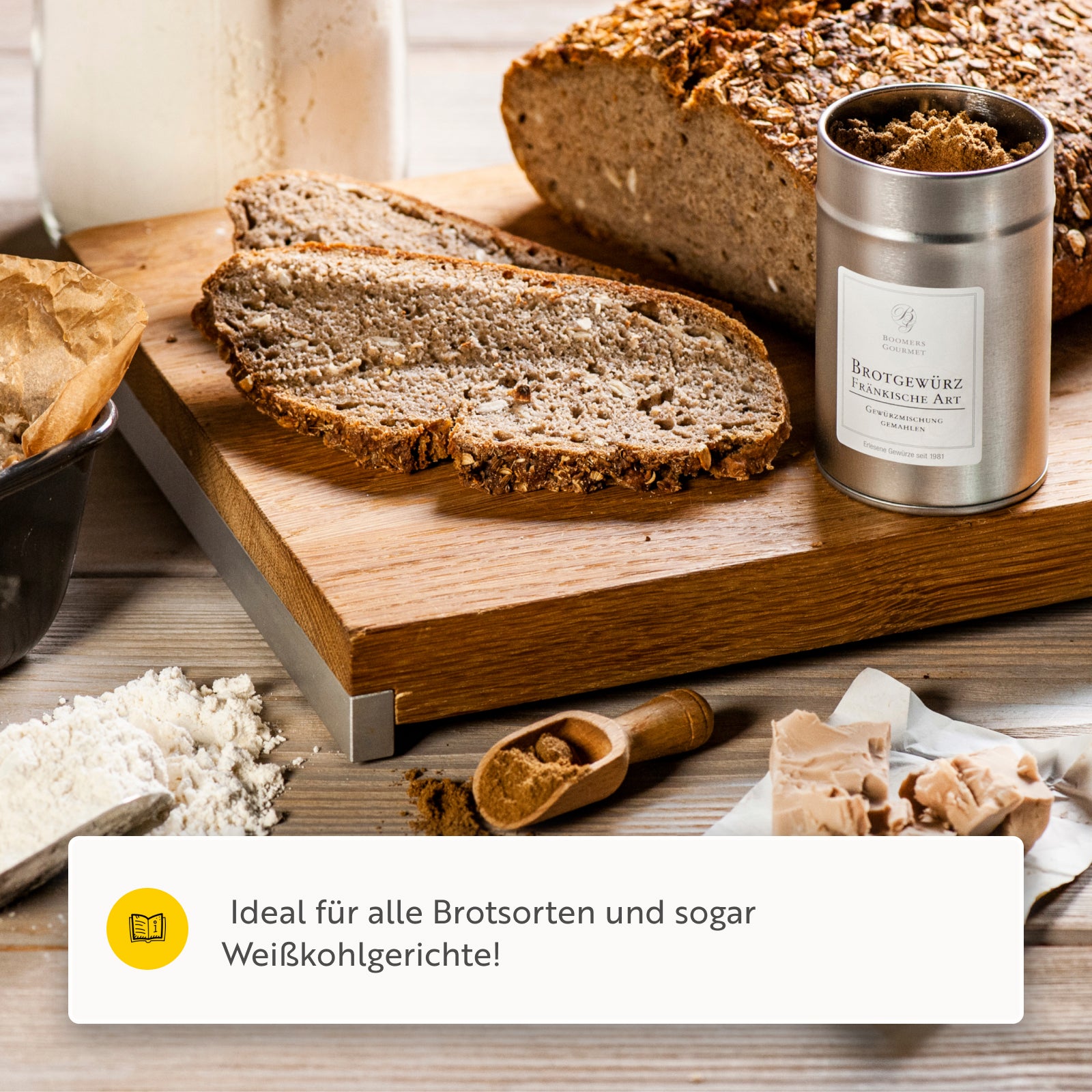 Brotgewürzmischung Fränkische Art BIO, gemahlen