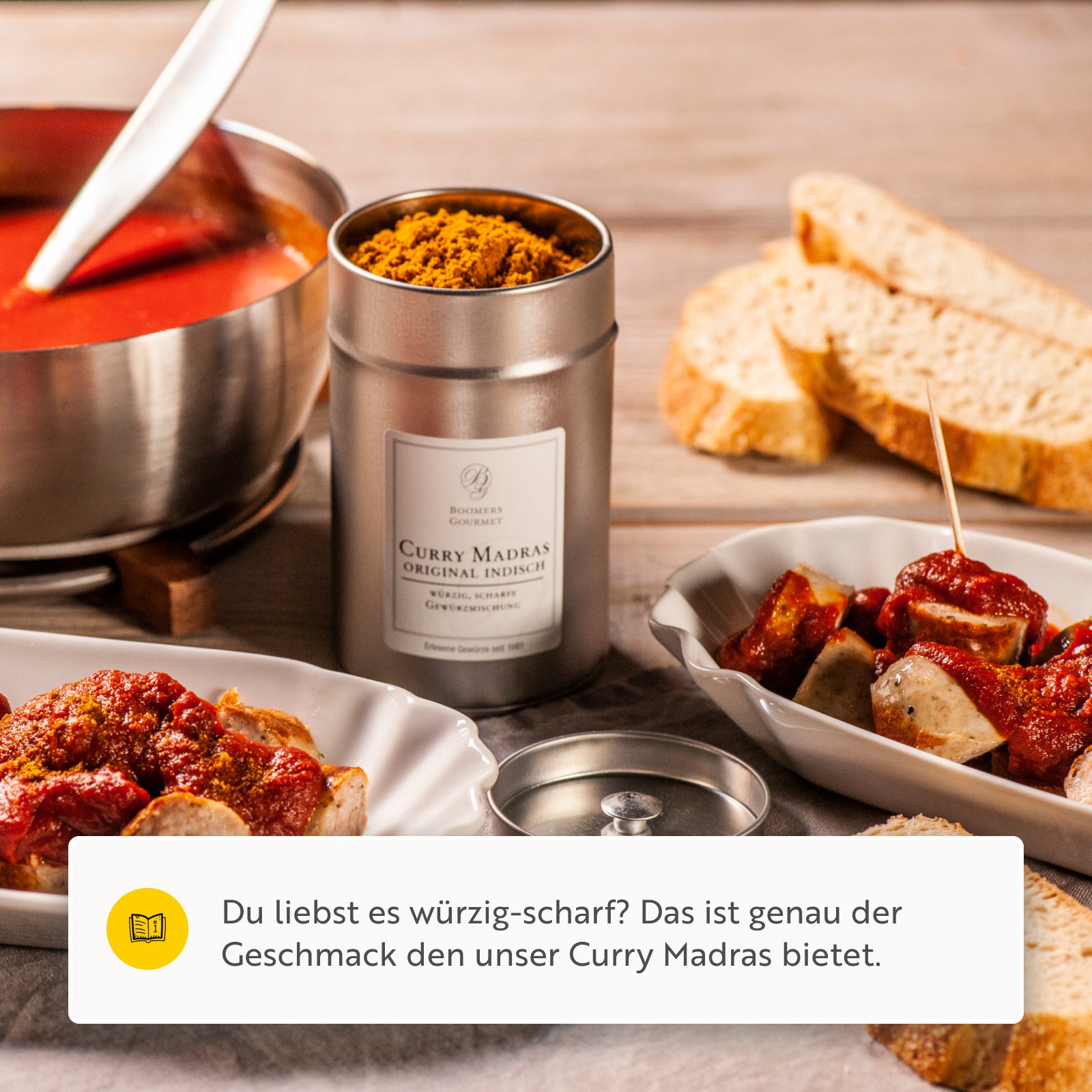 Curry Madras, original indisch, Gewürzmischung