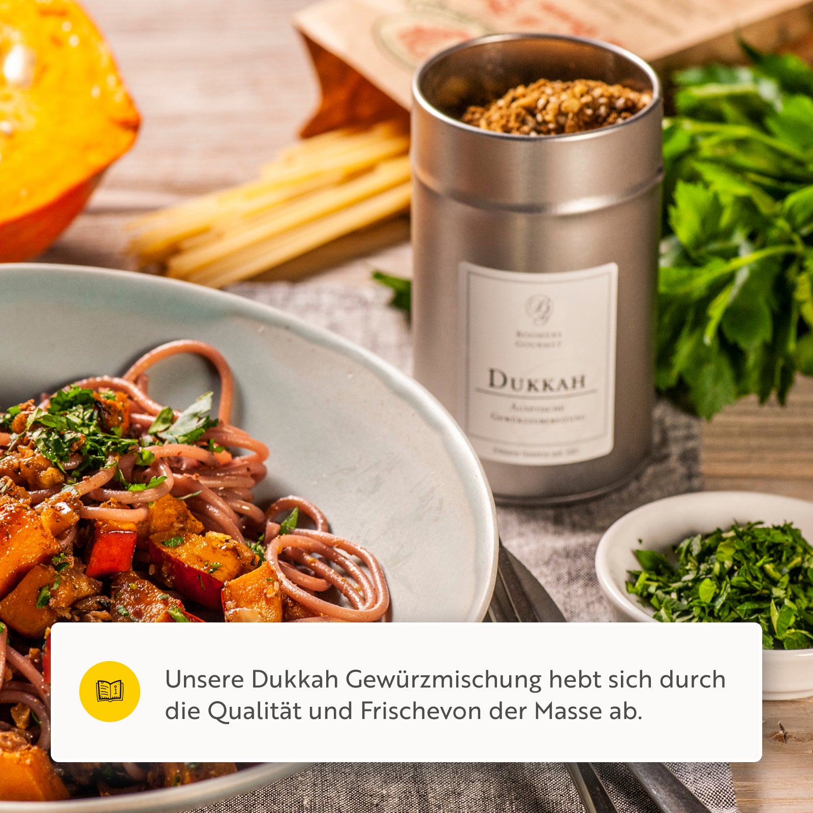 Dukkah, Ägyptische Gewürzzubereitung