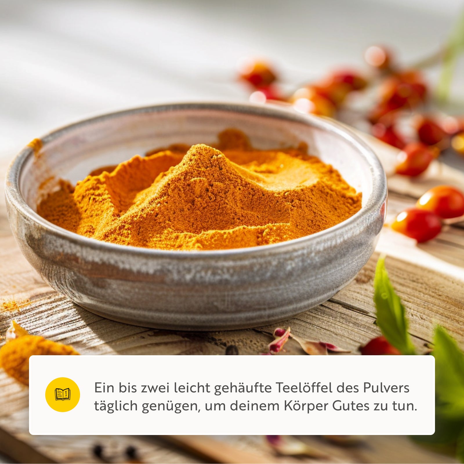 Hagebuttenschalen BIO, gemahlen