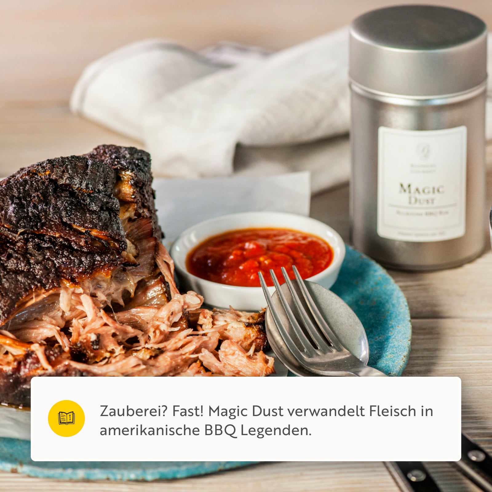Magic Dust, BBQ Rub Gewürzzubereitung