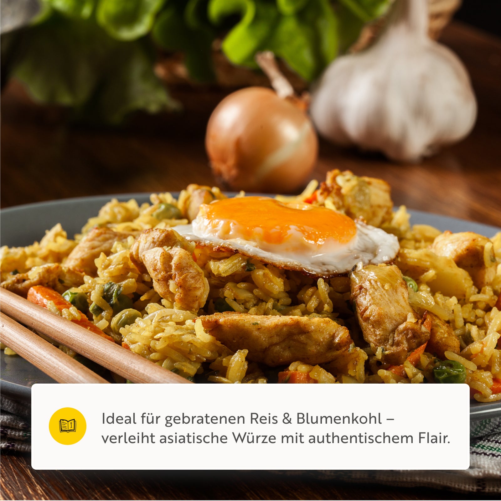 Nasi Goreng Indonesische Gewürzzubereitung