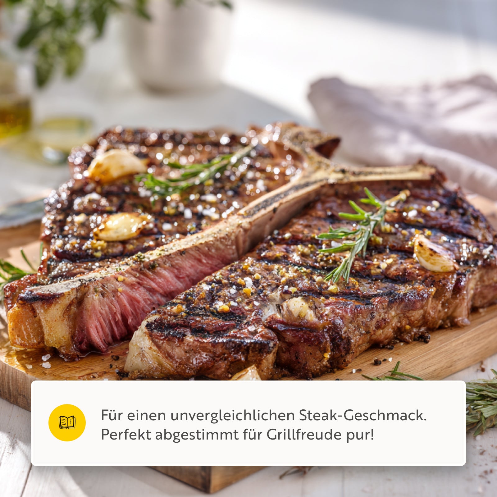 Porterhouse Steak Gewürzzubereitung