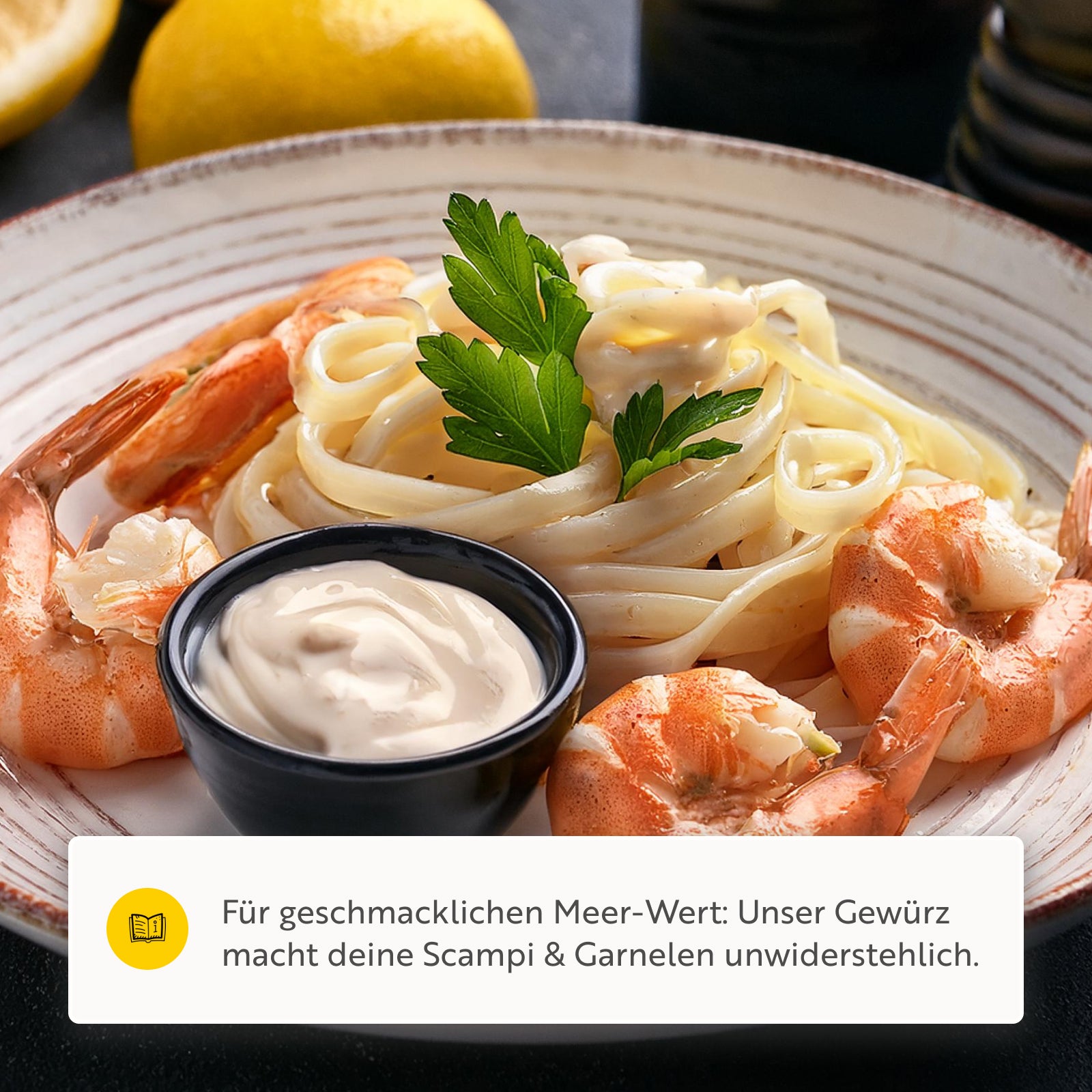 Scampi & Garnelen Gewürzzubereitung
