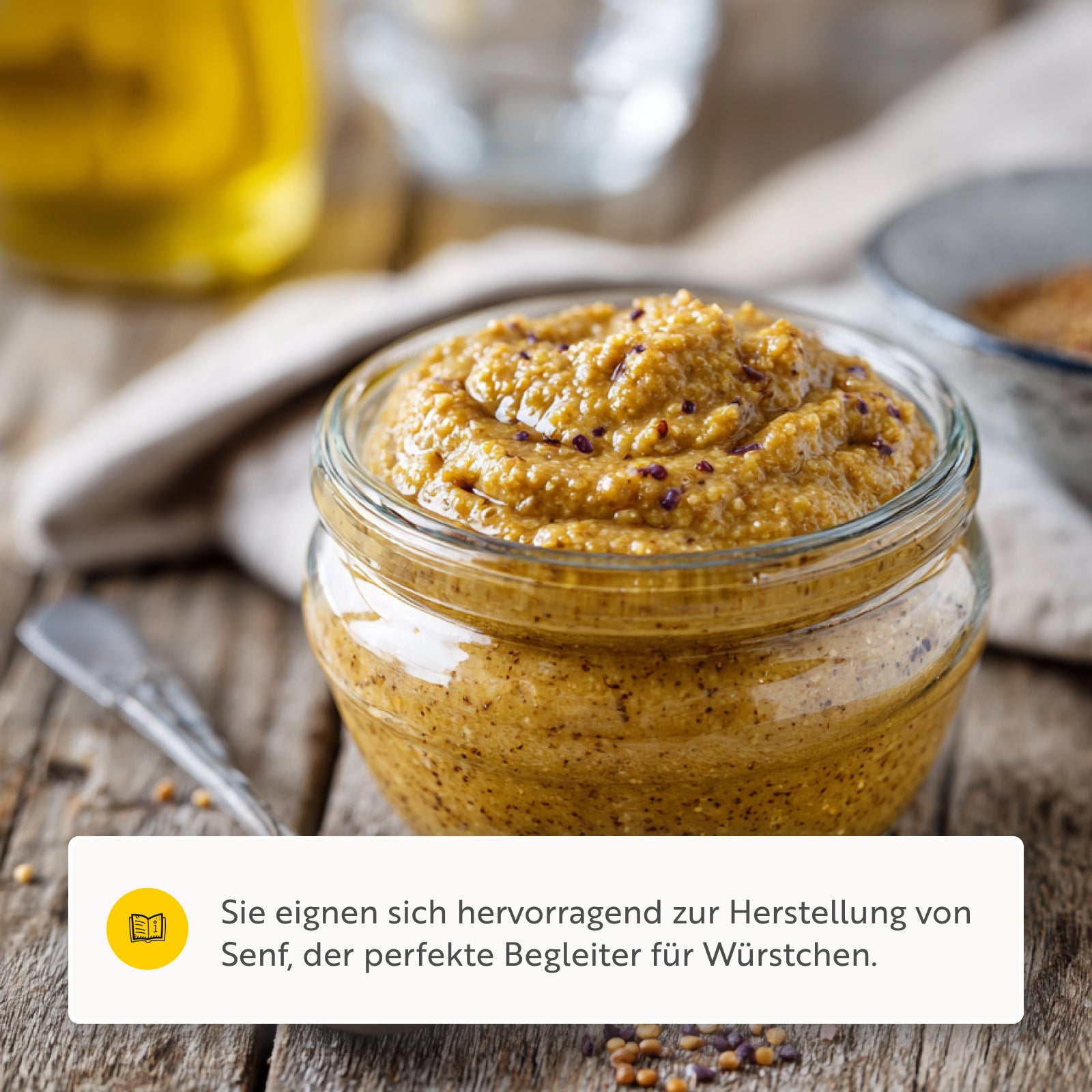 Senfkörner, braun