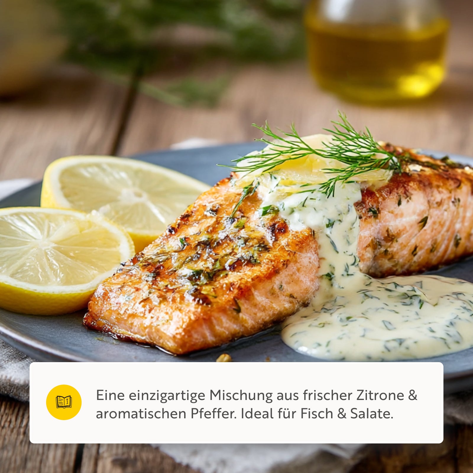 Zitronenpfeffer Gewürzzubereitung