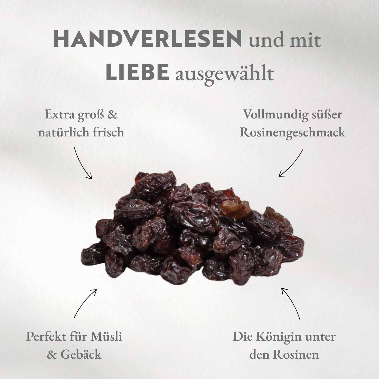 Jumbo Rosinen, natur