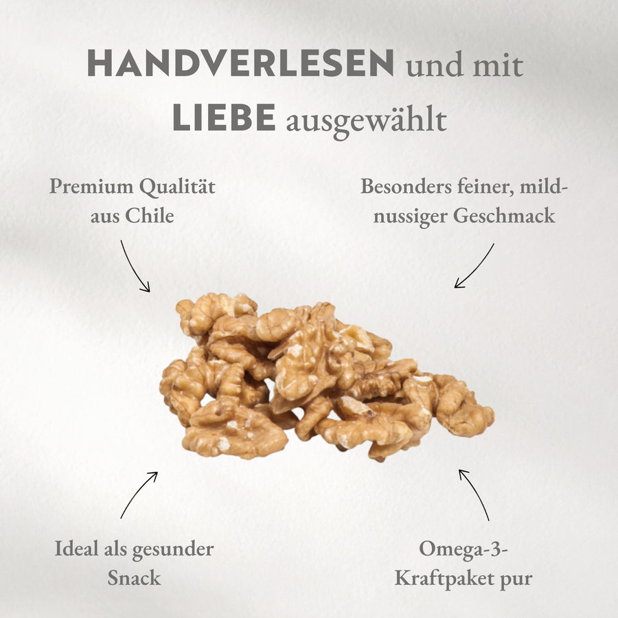 Walnusskerne aus Chile, extra hell