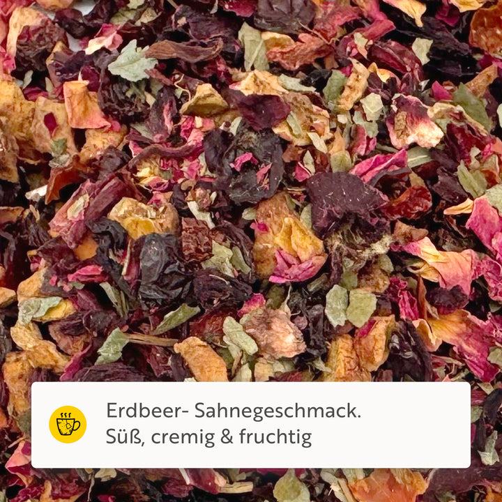 Erdbeer Sahne Früchtetee