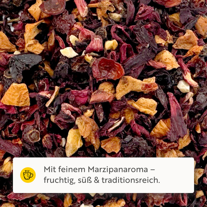 Lübecker Tee mit Marzipan Früchtetee