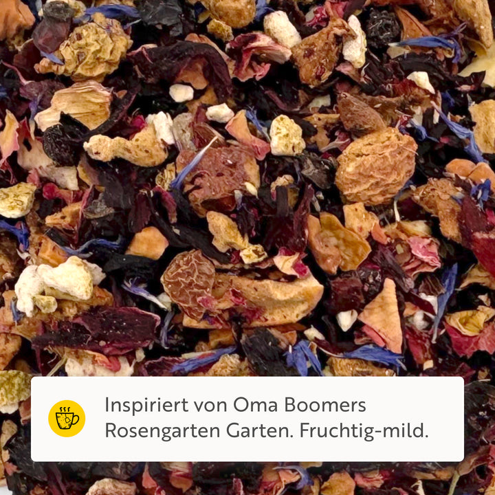 Omas Rosengarten Früchtetee