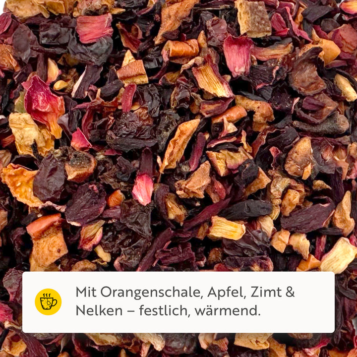 Weihnachtstee Früchtetee