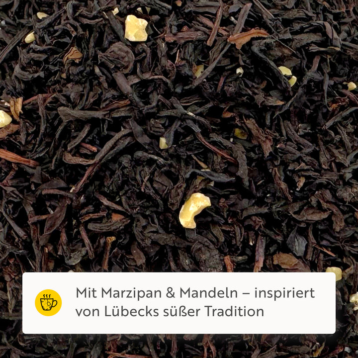 Lübecker Tee mit Marzipan Schwarzer Tee