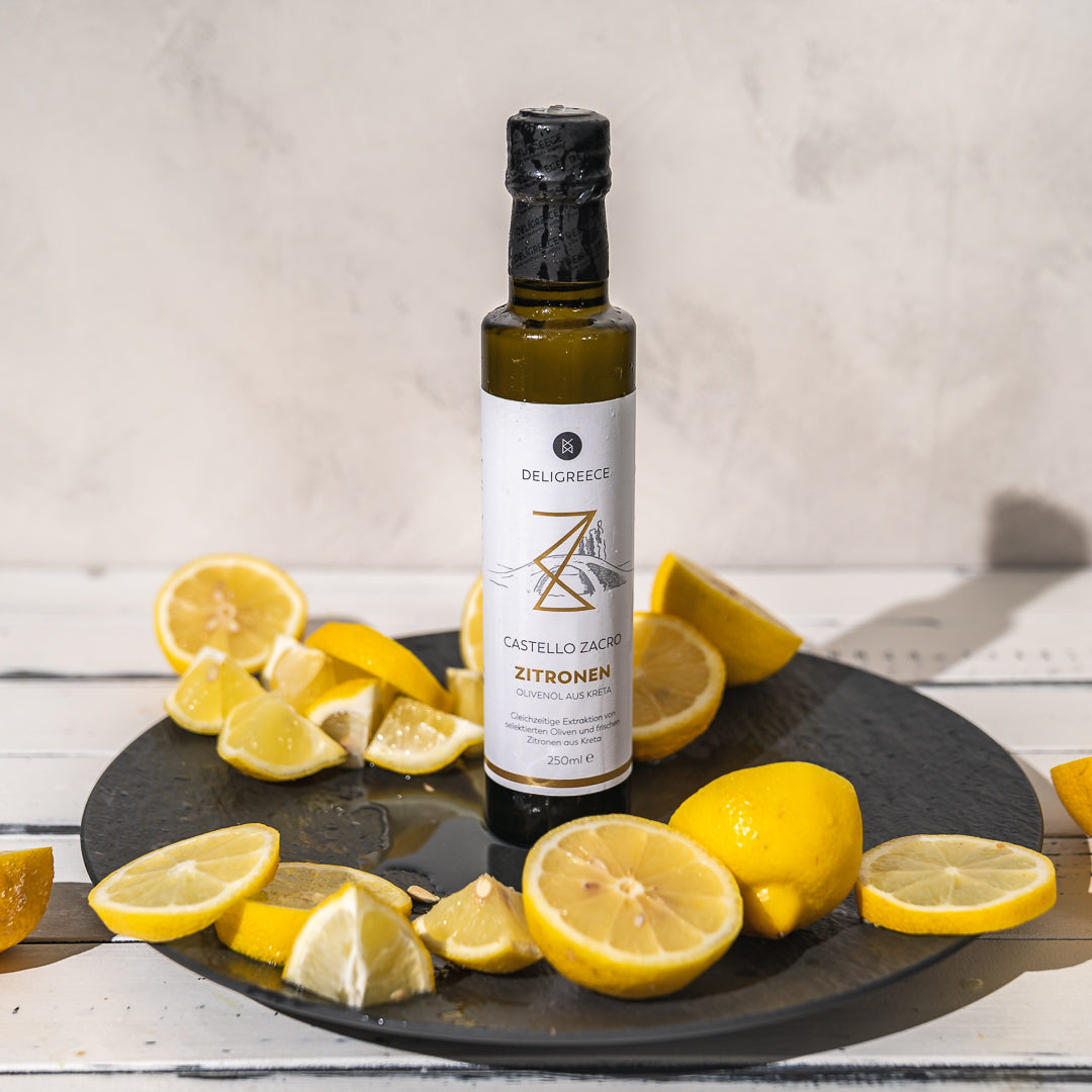 exquisites Zitronen Olivenöl