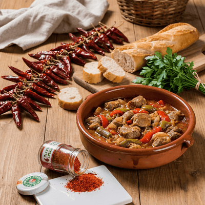 Axoa de Veau – baskisches Kalbsragout aus Espelette