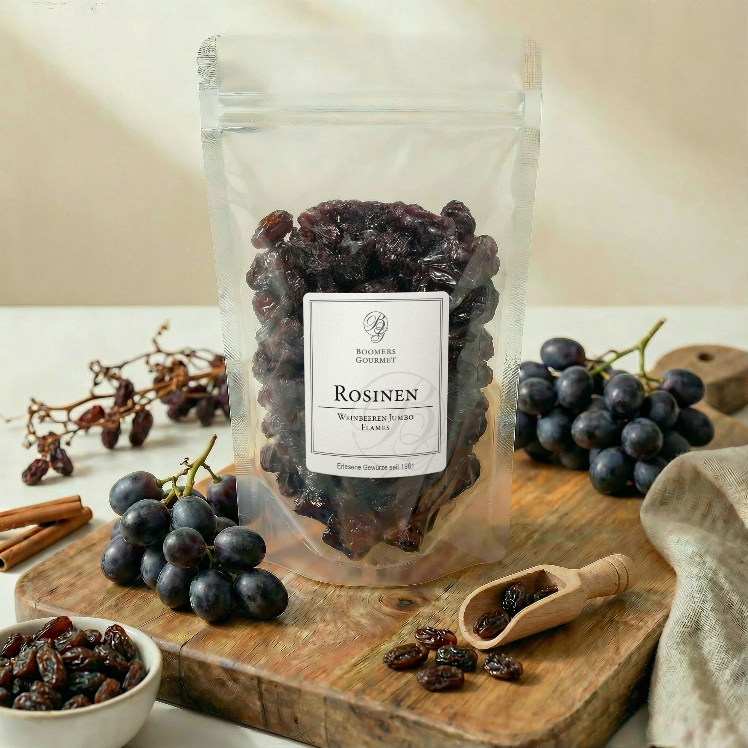 Jumbo Rosinen, natur