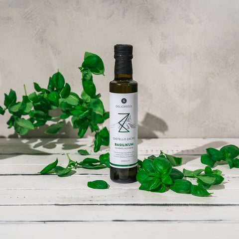 exquisites Basilikum Olivenöl