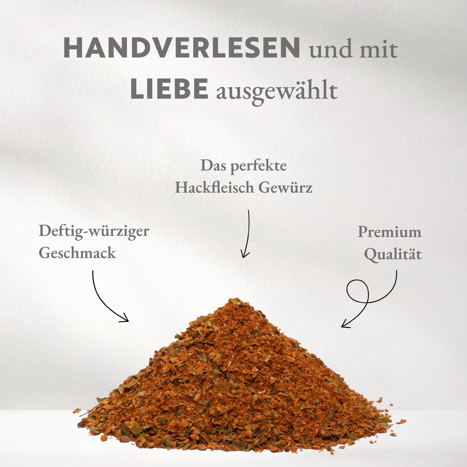Hackbraten, Gewürzzubereitung