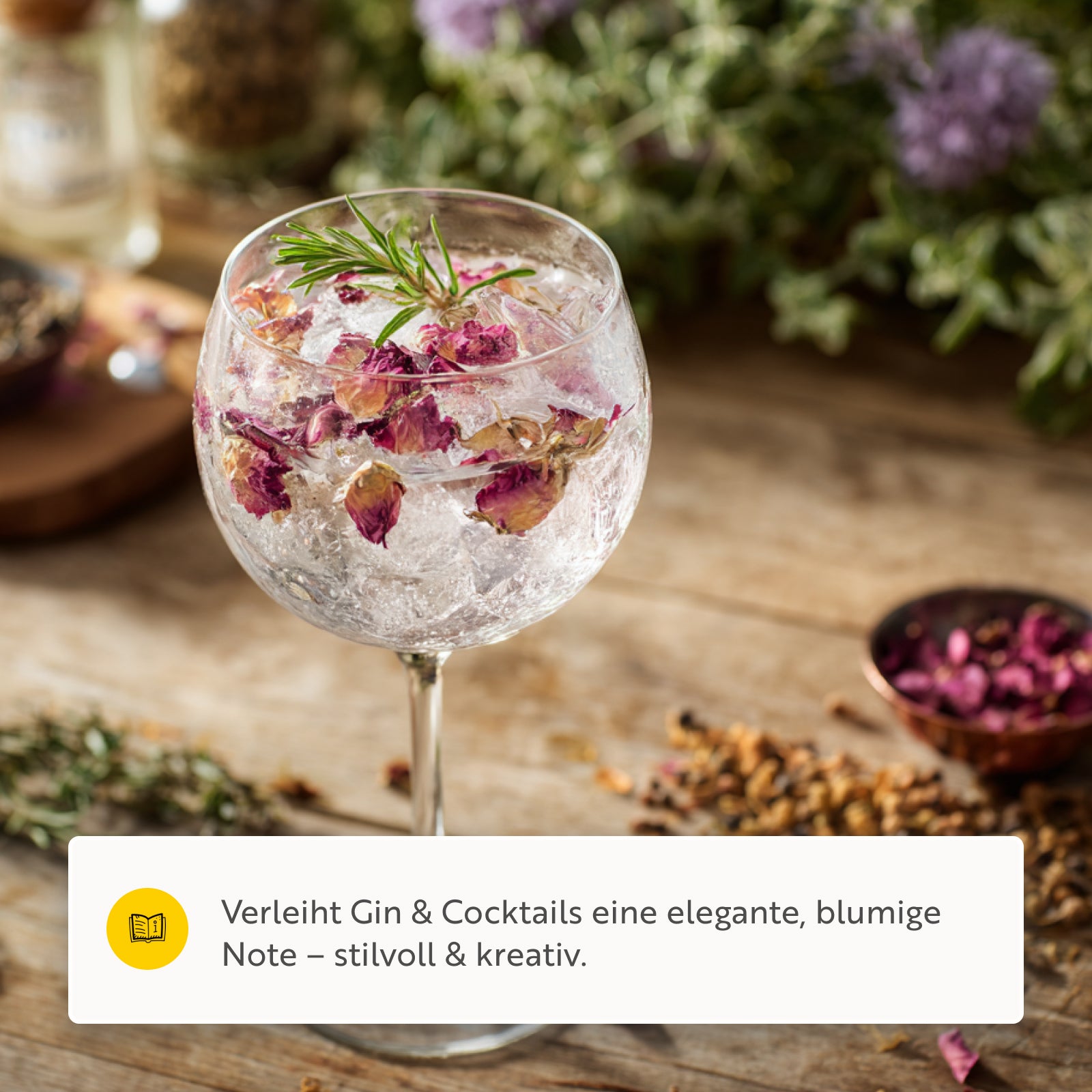 Rosenblütenblätter BIO, Premium Qualität