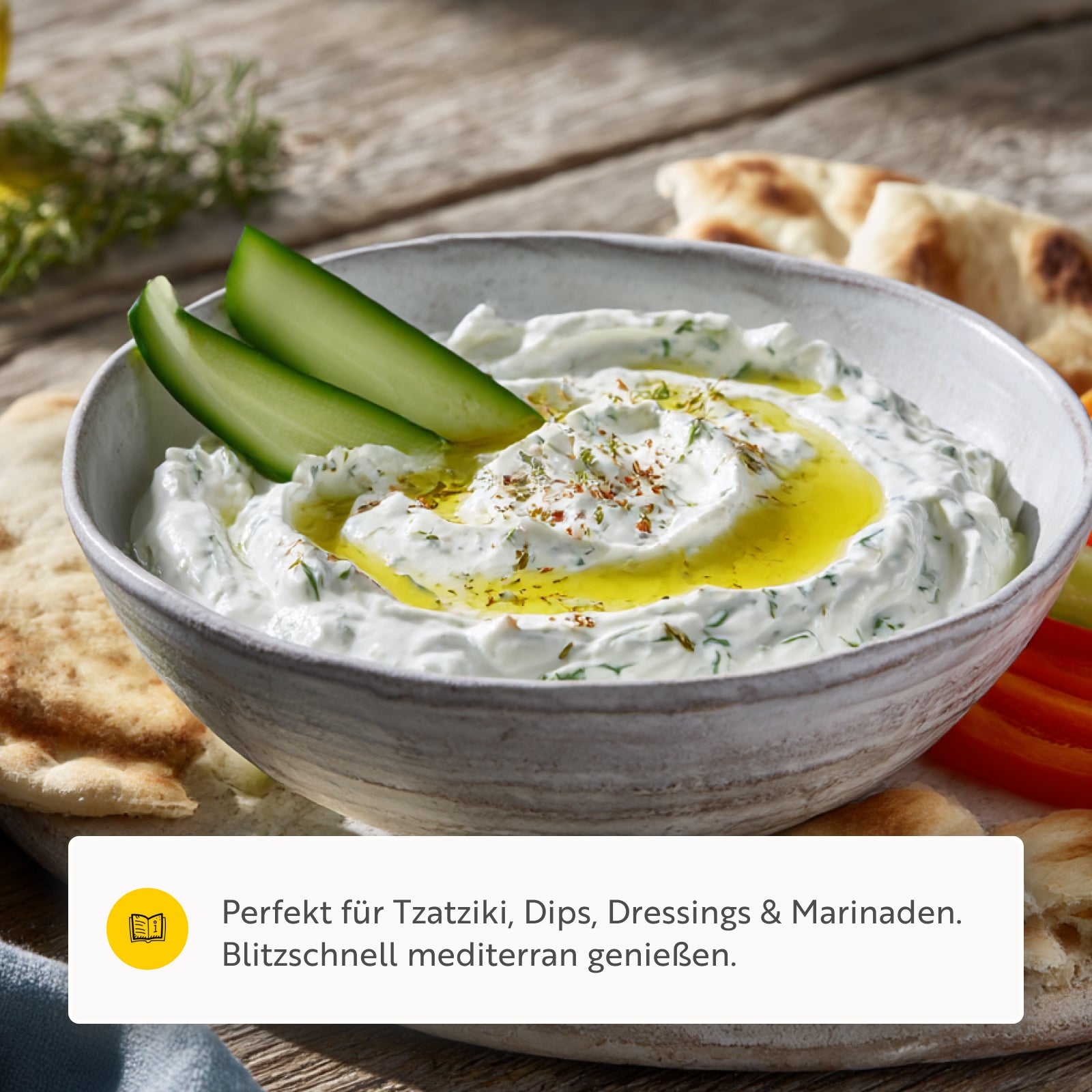 Tzatziki Gewürzzubereitung