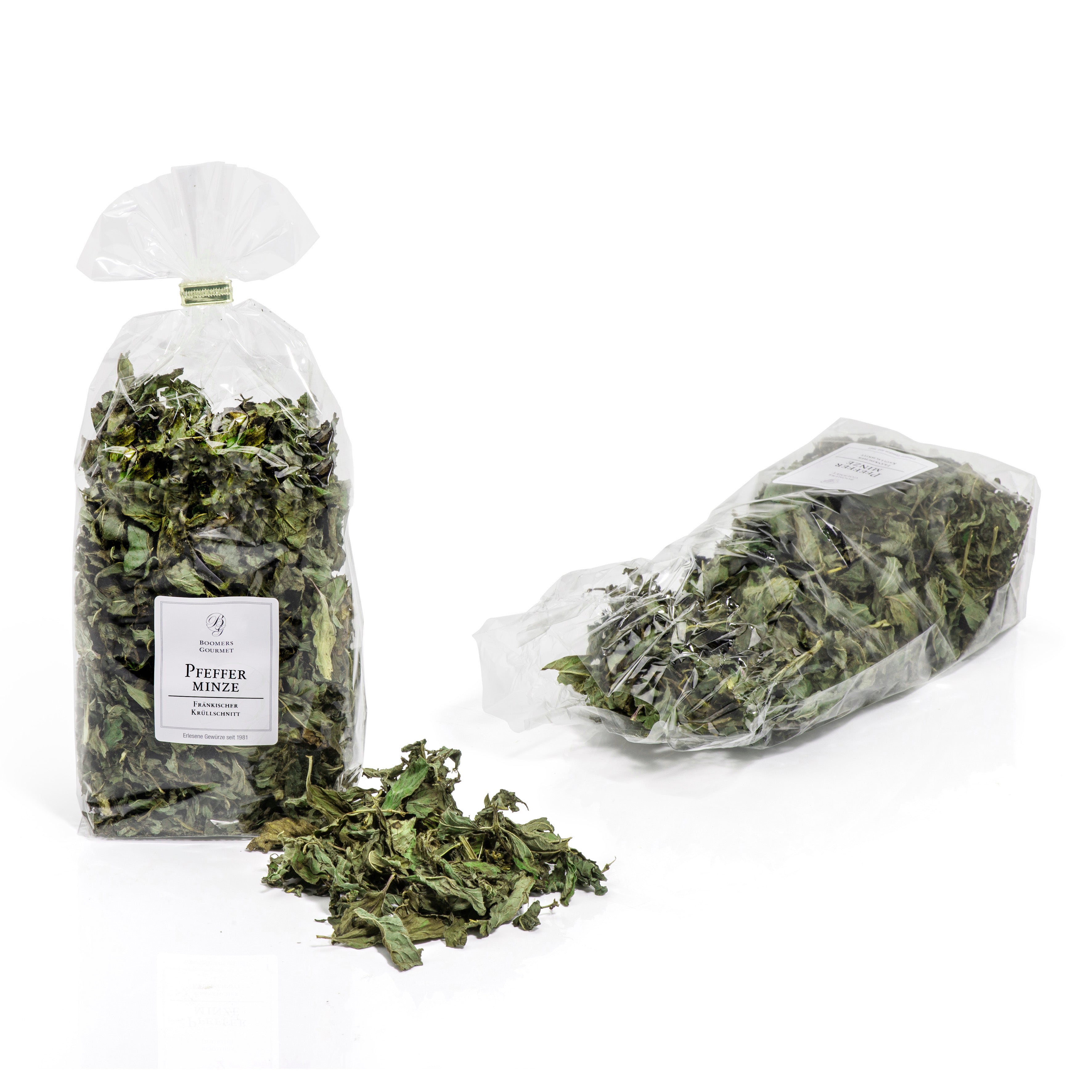 Pfefferminzblätter, fränkischer Krüllschnitt