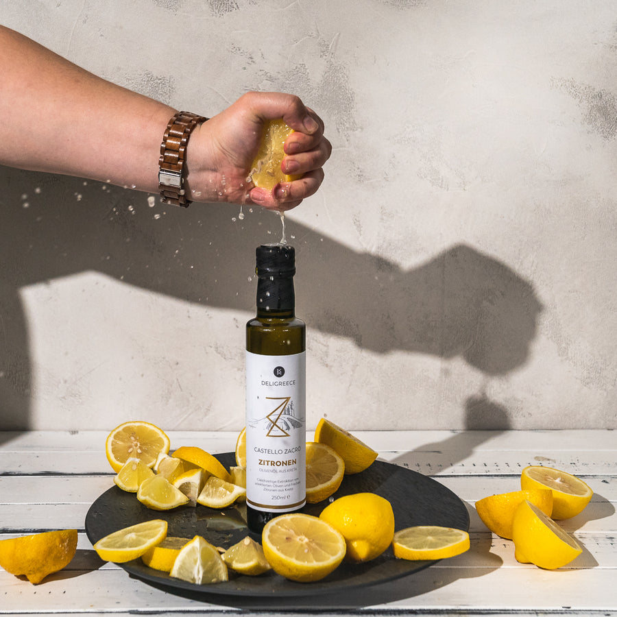exquisites Zitronen Olivenöl