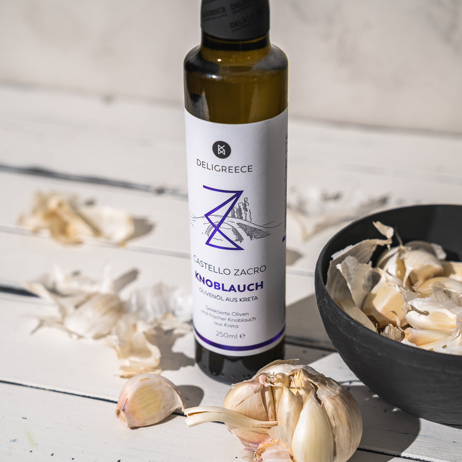 exquisites Knoblauch Olivenöl