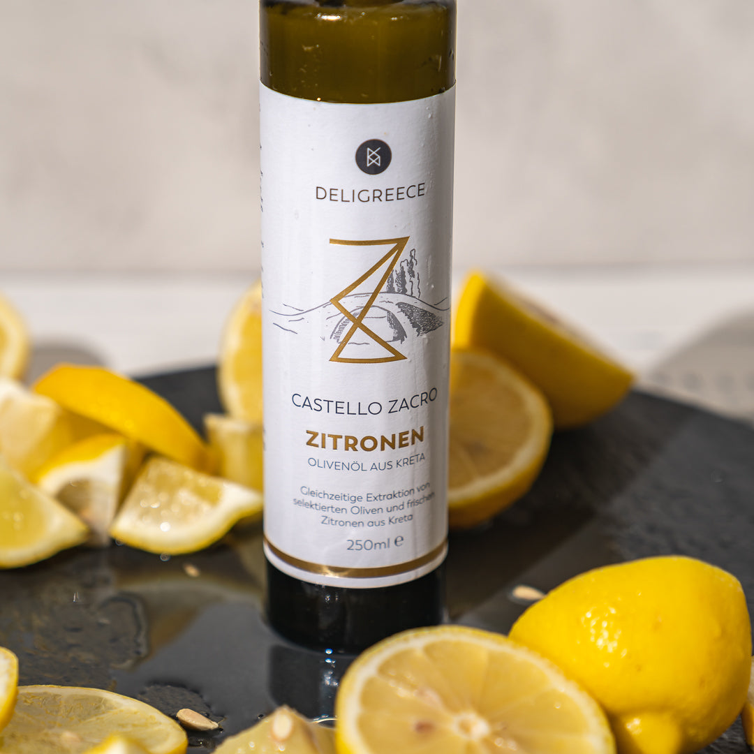 exquisites Zitronen Olivenöl